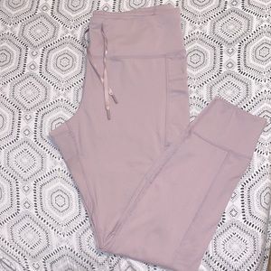 Reebok performance leggings with drawstrings